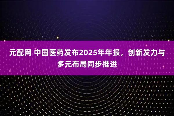 元配网 中国医药发布2025年年报，创新发力与多元布局同步推进