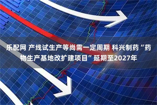 乐配网 产线试生产等尚需一定周期 科兴制药“药物生产基地改扩建项目”延期至2027年